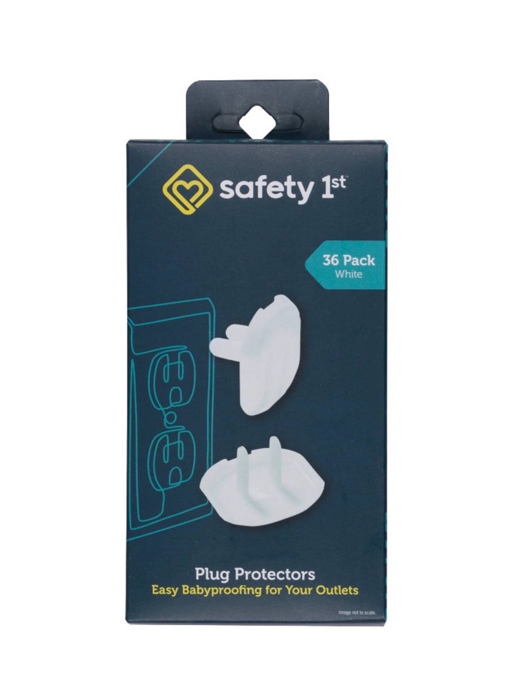 Safety 1st White Plug Protectors - 36 Pack